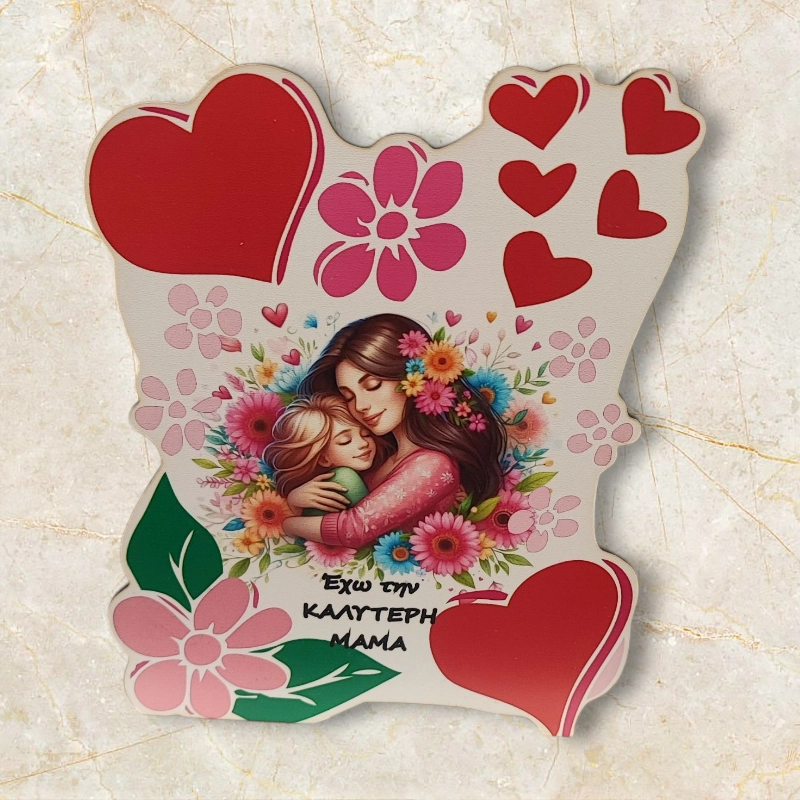 Σταντ με ψηφιακή εκτύπωση για τη καλύτερη μάμα