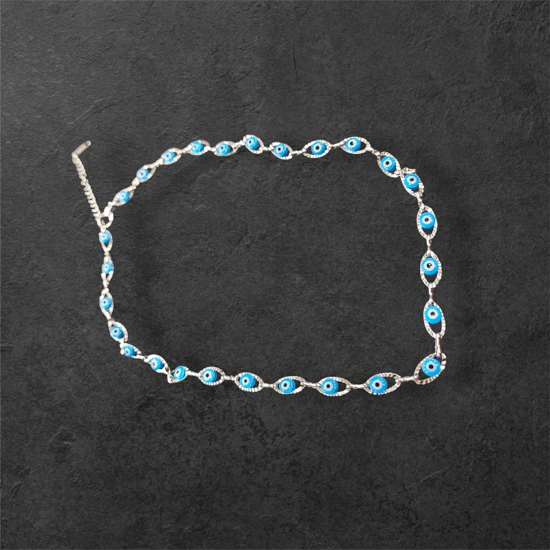 Stainless steel αλυσίδα ποδιού με ματάκια