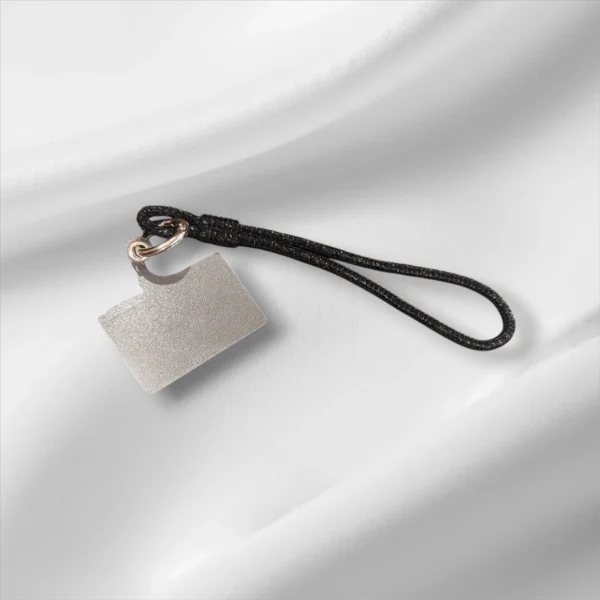 Αλυσίδα κινητού με μαύρα στρας