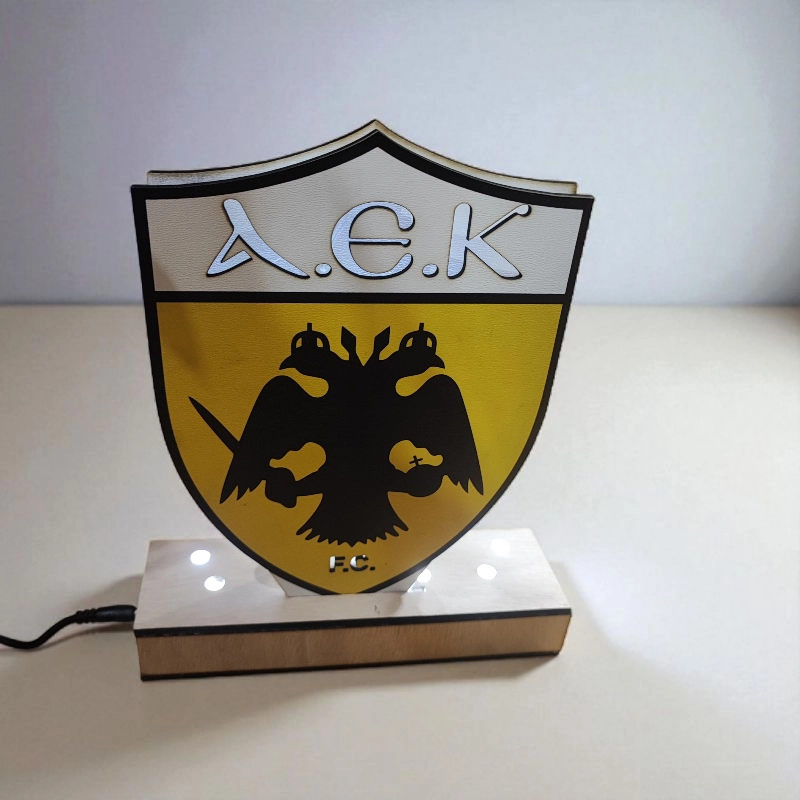 Φωτιζόμενο σταντ ΑΕΚ με ψηφιακή εκτύπωση