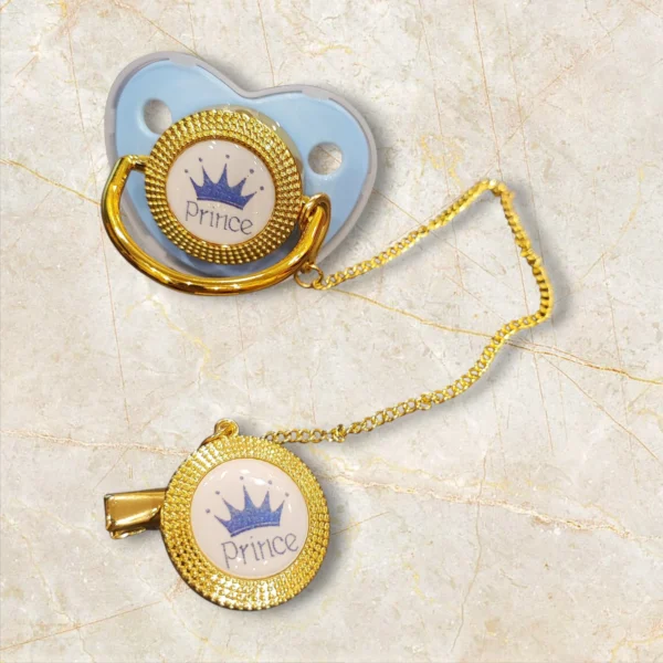 Πιπίλα μωρού ´´prince´´ με αλυσίδα