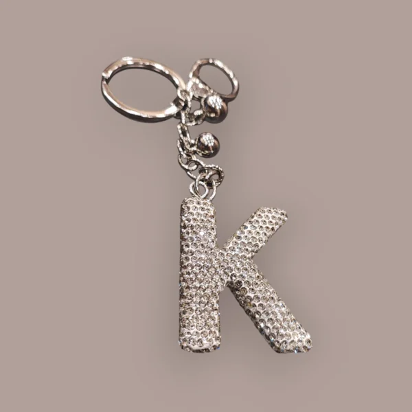 Μπρελόκ στρας με αρχικό Κ