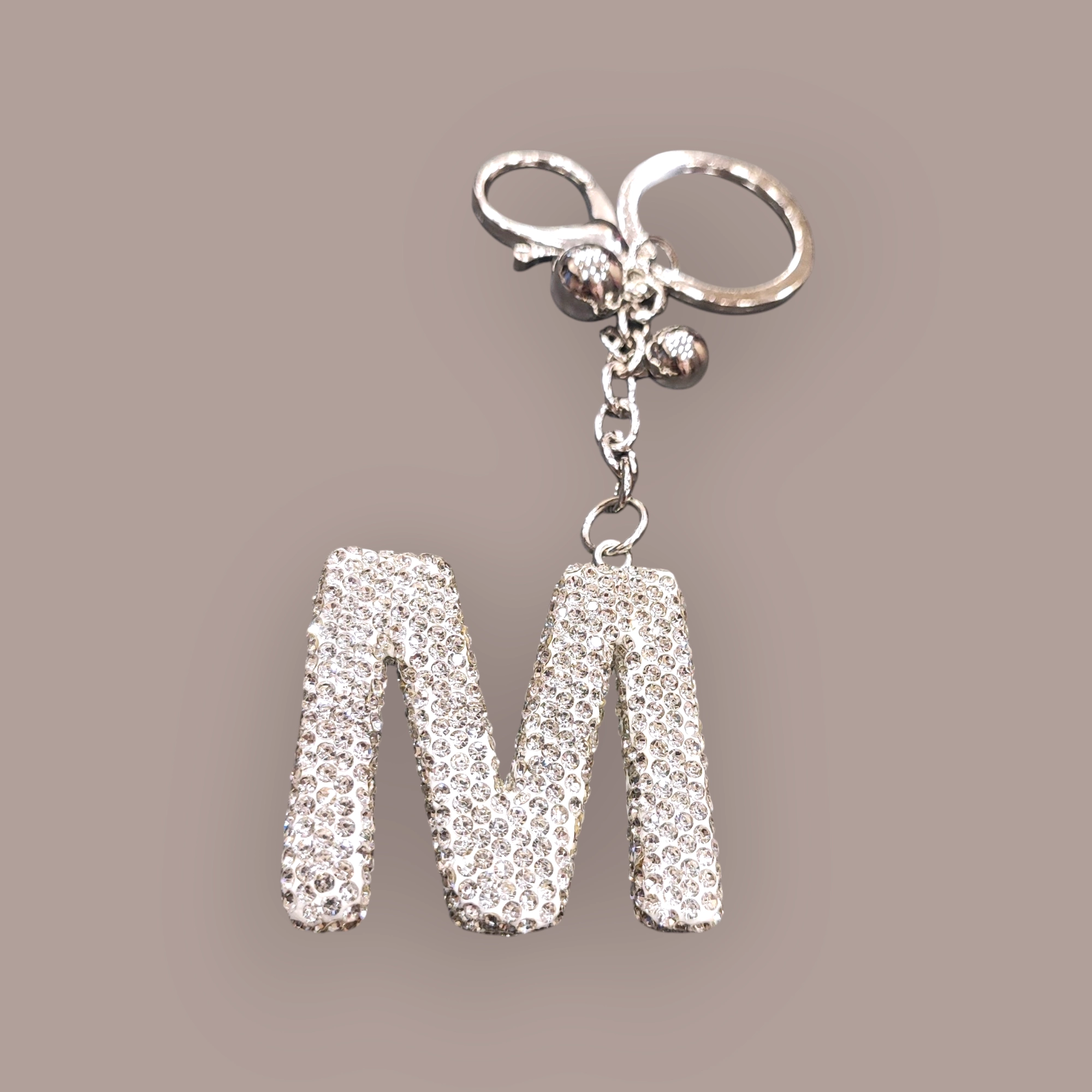 Μπρελόκ στρας με αρχικό Μ