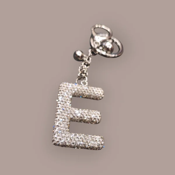 Μπρελόκ στρας με αρχικό Ε